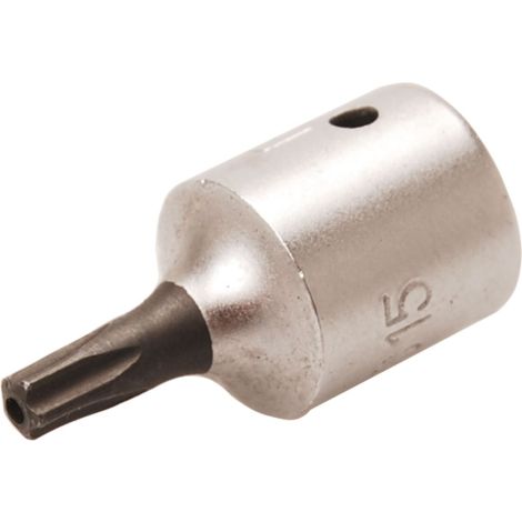 Nasadka trzpieniowa  | (1/4") | profil TS (do Torx Plus) z otworem TS15