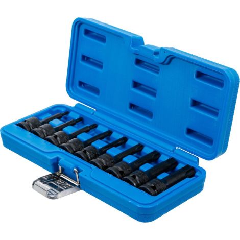 Zestaw nasadek udarowych do bitów | 12,5 mm (1/2") | profil T (do Torx) T20 - T70 | 9 szt. - 3