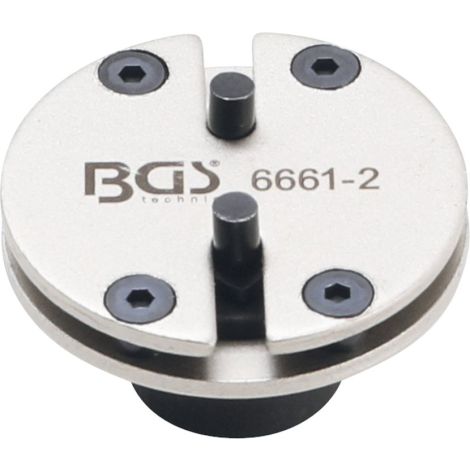 Zestaw adapterów do wciskania tłoczków hamulcowych BGS | uniwersalny | z 2 sztyftami
