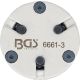 Zestaw adapterów do wciskania tłoczków hamulcowych BGS | uniwersalny | z 3 sztyftami - 3