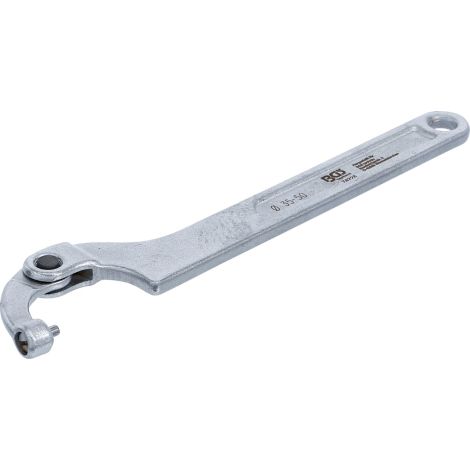 Przegubowy klucz hakowy z trzpieniem | 35 - 50 mm