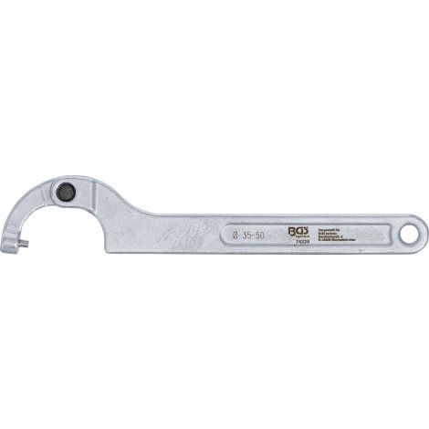 Przegubowy klucz hakowy z trzpieniem | 35 - 50 mm - 3
