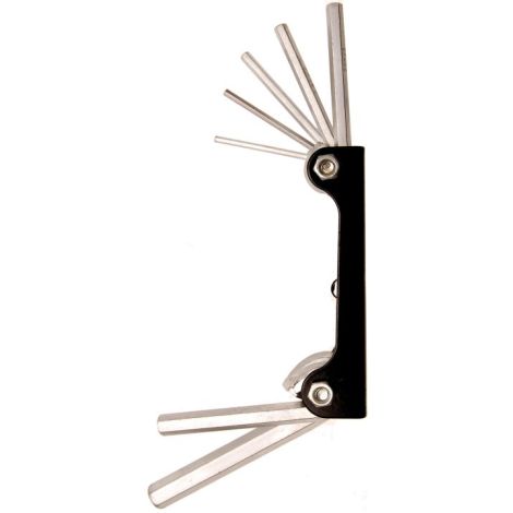 Zestaw kluczy imbusowych | gniazdo sześciokątne 2,5 - 10 mm | 7 szt.
