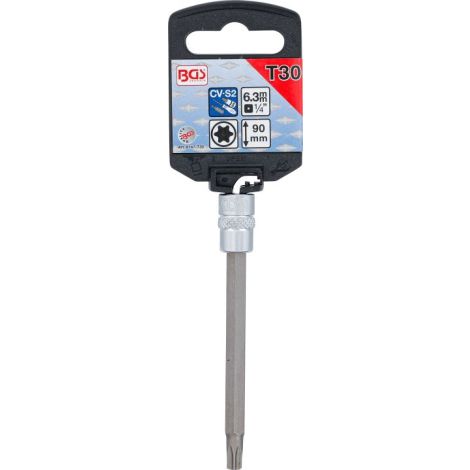 Nasadka do bitów BGS | 6,3 mm (1/4") | profil T (do Torx) T30 - 2