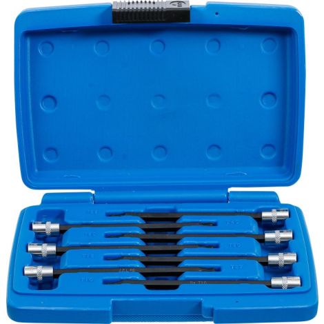 Zestaw nasadek do bitów | 6,3 mm (1/4") | profil T (do Torx) z głowicą kulkową T10 - T40 | 7 szt. - 4