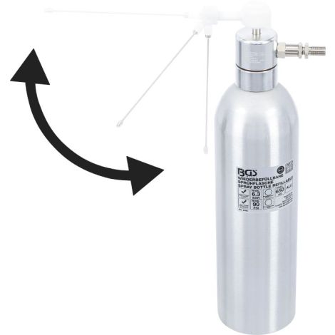 Pneumatyczna butelka ze spryskiwaczem | wersja aluminiowa | 650 ml - 3