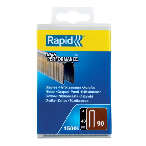 Zszywki Rapid z wąską koroną  nr 90 (40 mm) - opakowanie 1500 szt. - 2