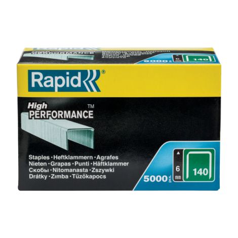 Zszywki Rapid z drutu płaskiego nr 140 (6 mm) - opakowanie 5000 szt. - 2