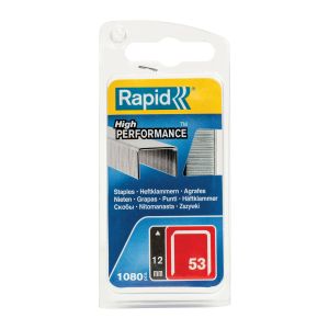 Zszywki Rapid z drutu cienkiego nr 53 (12 mm) - opakowanie 1080 szt. - 2