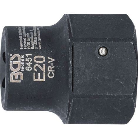 Nasadka do zacisków hamulcowych BGS | profil E (do Torx) | dla MAN TGA | napęd 30 mm | E20 - 3