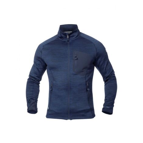 Komfortowa bluza dostosowująca się do ruchu Breeffidry Ardon kolor melange granatowy