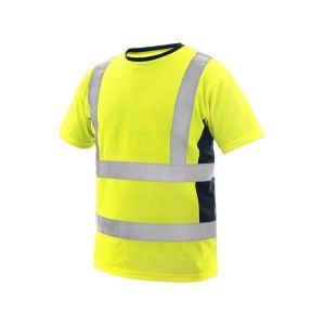 Koszulka CXS EXETER męska ostrzegawcza - żółty