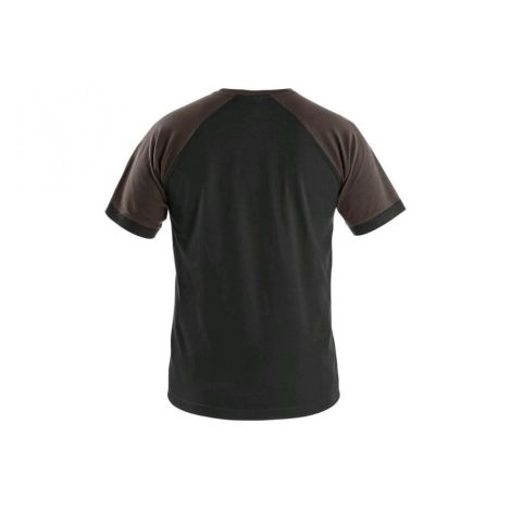 Koszulka CXS OLIVER męska - czarno-brązowy - 2