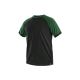 Koszulka CXS OLIVER męska - czarno-zielony - 2