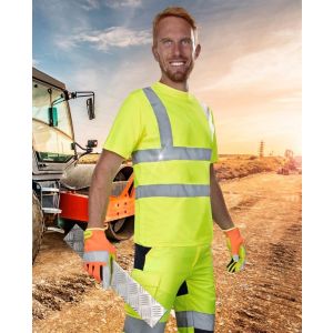 Koszulka odblaskowa Hi-Viz REF101 - żółty - 2