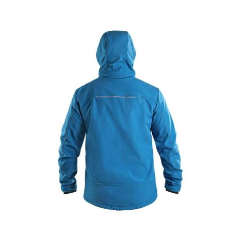 Męska kurtka softshell odporna na wiatr i wodę CXS Stretch Canis kolor niebieski - 2