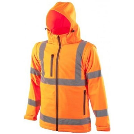 Kurtka softshell REF502 HI-VIZ - pomarańczowy