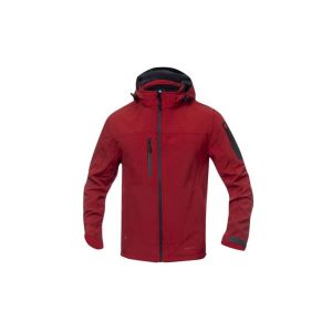 Kurtka softshell SPIRIT zimowa - czerwony