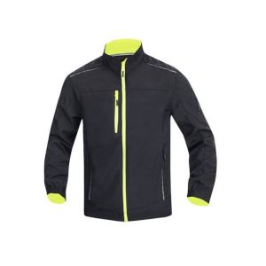 Kurtka softshell VISION męska - czarno-żółta