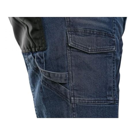 Spodenki jeansowe CXS MURET męskie - granatowo-czarny - 3
