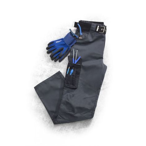 Spodnie do pasa 4TECH 02 - szaro-czarny - 176-182cm - 2