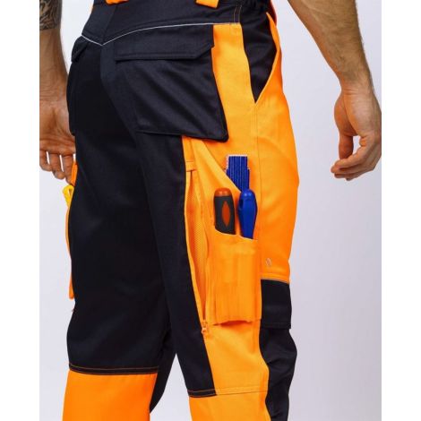Spodnie do pasa Ardon SIGNAL+ - pomarańczowo-czarny - 4