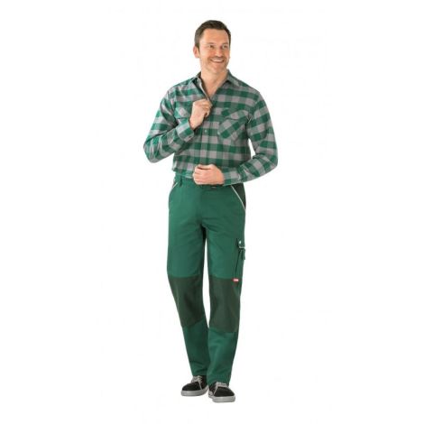 Spodnie do pasa CANVAS 320 - zielony/zielony - 2