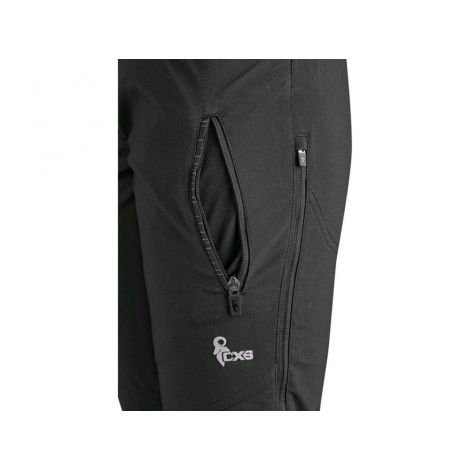 Spodnie do pasa CXS AKRON damskie softshell - czarny - 6