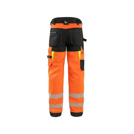 Spodnie do pasa CXS BENSON męskie ostrzegawcze - pomarańczowo-czarny - 4