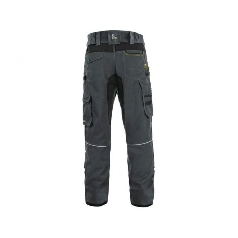 Spodnie do pasa CXS STRETCH męskie - grafitowy-czarny - 2