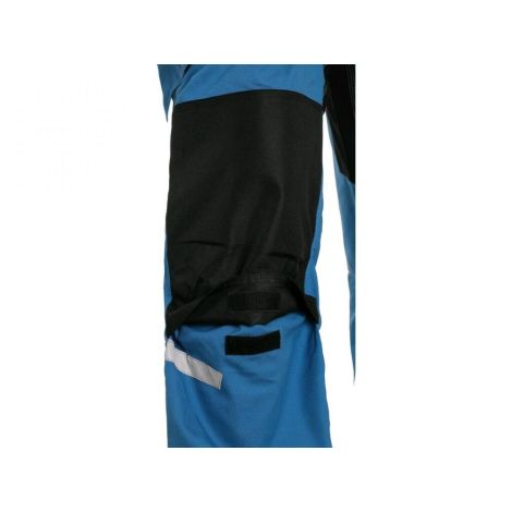 Spodnie do pasa CXS STRETCH męskie skrócone 170-176cm - niebiesko-czarny - 4