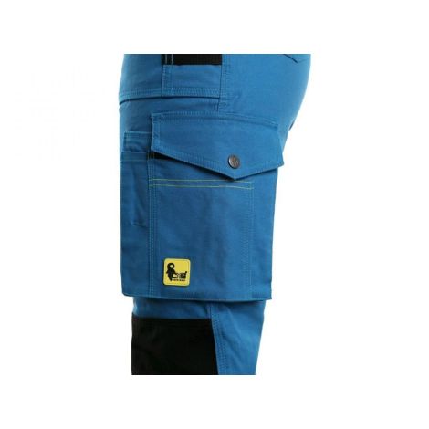 Spodnie do pasa CXS STRETCH męskie skrócone 170-176cm - niebiesko-czarny - 5