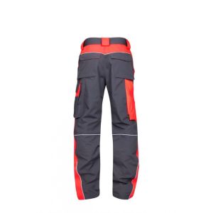 Spodnie do pasa NEON - szaro-czerwony - 183-190cm - 2
