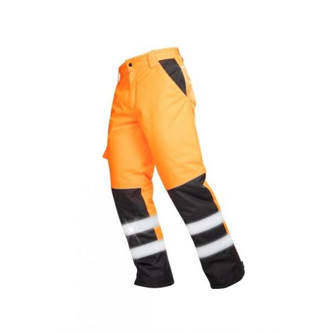 Spodnie ostrzegawcze HOWARD zimowe - pomarańczowy