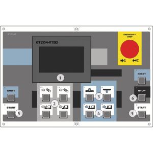 Automatyczna piła taśmowa do metalu z ramą wahadłową BMBS 230 x 280 CNC-G Metallkraft kod: 3690053 - 2