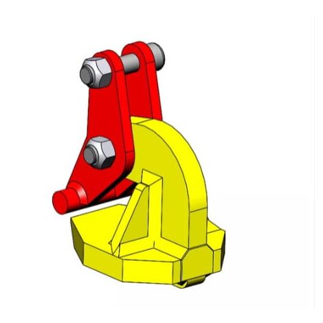 Uchwyt uniwersalny do transportu w poziomie, do blach 1T 0-60mm TLH2 Tractel kod: 51058 - 6