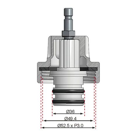 Adapter 21 BGS | do BGS 8027, 8098 | dla Fiat, Opel, Saab - 4