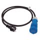 Kabel adapter 230V Schuko do odkurzacza parowego SG 58 S i odkurzacza flexCAT 3100 EOT-PRO Cleancraft kod: 7013800