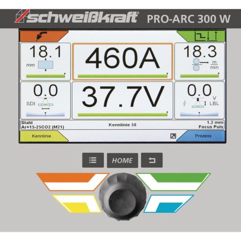 Inwertorowy półautomat spawalniczy MIG/MAG serii PRO-PLUS 300 W Schweisskraft kod: 1085530 - 3