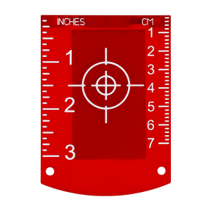 Tarczka do laserów z wiązką czerwoną - TR-R  Nivel System kod: TR-R