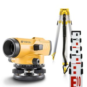 Zestaw niwelator optyczny z powiększeniem x24 + statyw + łata - Topcon kod: AT-B4A set SJJ1 TS-50