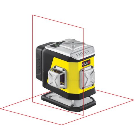 Zestaw czerwony multi-laser krzyżowy (2 x 360°)  + statyw korbowy - Nivel System kod: CL2R set SJJM1EX - 2