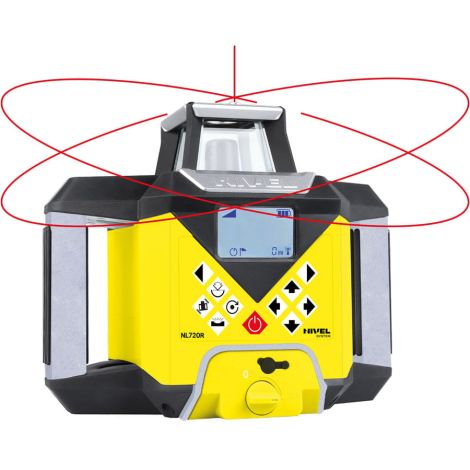 Zestaw laser obrotowy z czujnikiem cyfrowym+ statyw + łata -  Nivel System kod: NL720R DIGITAL set SJJ1 LS24 - 3