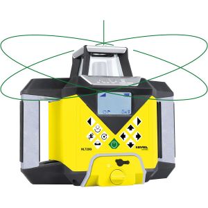 Zestaw laser obrotowy o zasięgu 700 m (średnica) z czujnikiem cyfrowym + statyw + łata laserowa -  Nivel System kod: NL720G DIGITAL set SJJ1 LS24 - 2