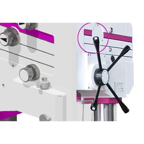 Wiertarka z przekładnią OPTIdrill DH35V Optimum kod: 3034253 - 4