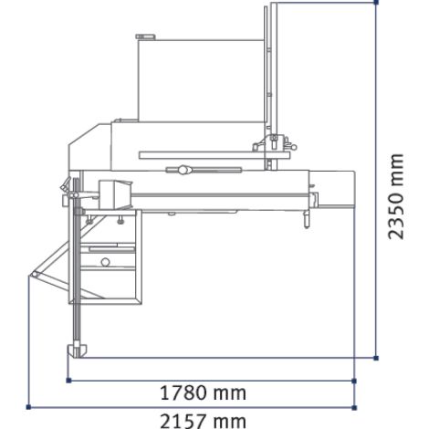 Mała piła panelowa minimax  sc 2c z podcinaczem Holzkraft kod: 5504215VRD - 6