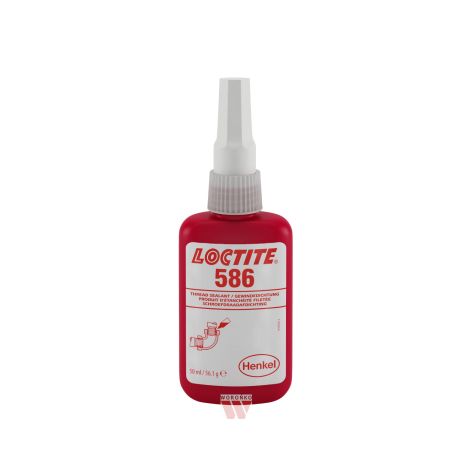 LOCTITE 586 - 50ml Klej do uszczelniania połączeń gwintowych, trudno demontowalny, czerwony kod: 149318