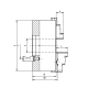 Uchwyt tokarski żeliwny typ 3244-200-6 samocentrujący spiralny 3-szczękowy Bison kod: 353244300600 - 3