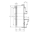 Uchwyt tokarski stalowy typ 3704-125 samocentrujący spiralny 4-szczękowy Bison kod: 353704030100 - 3