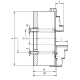 Uchwyt tokarski stalowy Premium typ 3514-160-5A1-P samocentrujący spiralny 3-szczękowy Bison kod: 353514260300 - 3